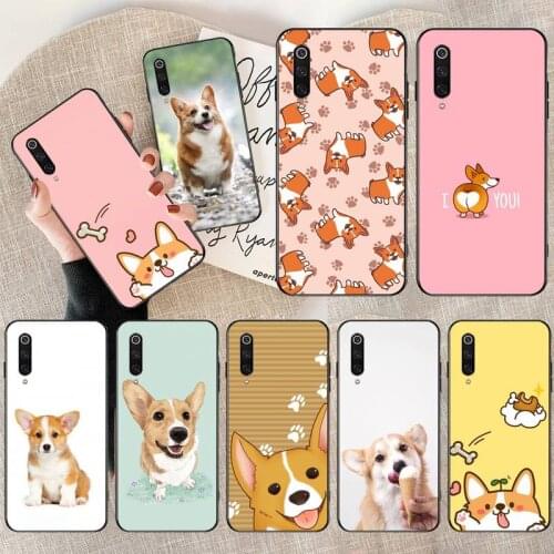 Welsh Corgi Dog Phone Case for Xiaomi Mi Note 10 Lite Mi 9T Pro xiaomi 10 10 CC9 Pro 9SE