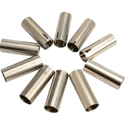 Tactifans Thread 363-407 Stainless Steel Heat dissipation Cylinder for Standard Airsoft AEG Gearboxes Smooth Inner Wall 3 Types
