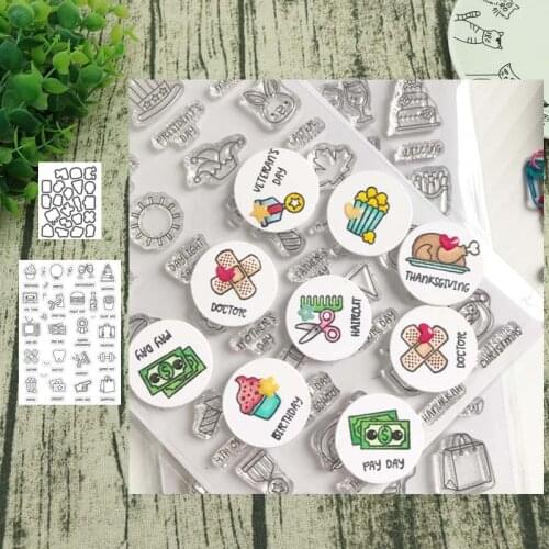 Tools of life Metal Cutting Dies and Stamps for Scrapbooking Steel Craft Die Cut Embossing Paper Card Album Stencil