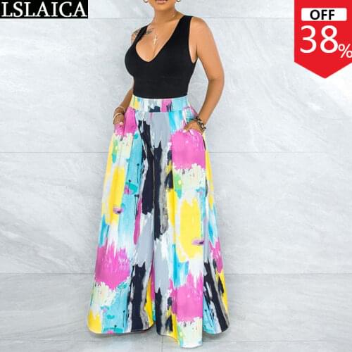 Женские брюки широкие Lslaica China At AliExpress