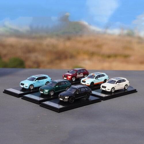 1/64 alloy die-casting Bentley Bentayga Gulf Oil off-road vehicle SUV simulation car model adult collection childrens toy gift
