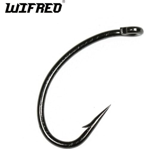 Wholesale 500pcs 1X-Short Shank Fly Nymph Tying Hook for Caddis Larvae Pupae Scuds Shrimp Flies Tying Materials Barbed Fly hooks