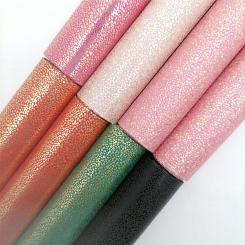 Onefly Wholesales Dropshipping Leather Supplier Caviar Grain Synthetic Faux Leather Vinyl Fabric Sheets For Bow DIY FZ156