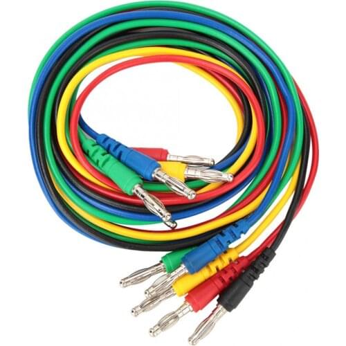 P1043 4mm Banana Plug Test Line Injection Molded Male to Male Multimeter Wire Cable for Electrical Work
