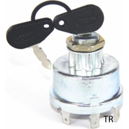 Start Ignition Switch With 2 Keys M16X1 4-7 Wiring Points For Car, Tractor, Universal Vehicles, Made In Turkey