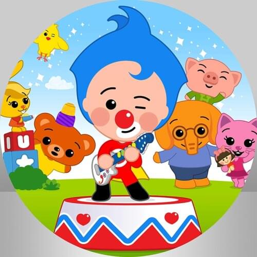 Sensfun Sensfun Cartoon Baby Shower Photography Backdrop Plim Plim Theme Party Background Photo Studio Custom Child Birthday Ban