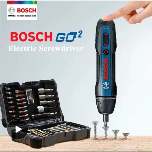 Bosch Go 2 Electric Screwdriver Rechargeable Power Screwdriver Hand Drill Bosch Go Multi-Function Household Batch Power Tools