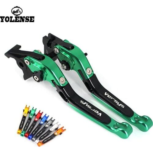 LOGO Versys For KAWASAKI VERSYS 300X VERSYS300X 2017 Motorcycle Folding Extendable Brake Clutch Levers
