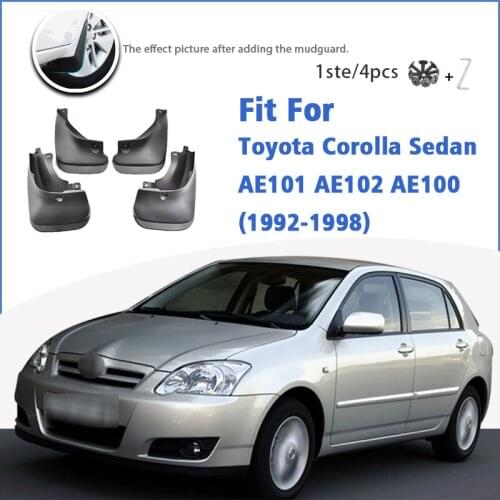 Mudguard For Toyota Corolla Sedan AE101 AE102 AE100 1992-1998 Front Rear 4pcs Mudflaps Car Accessories Auto Styline Fender