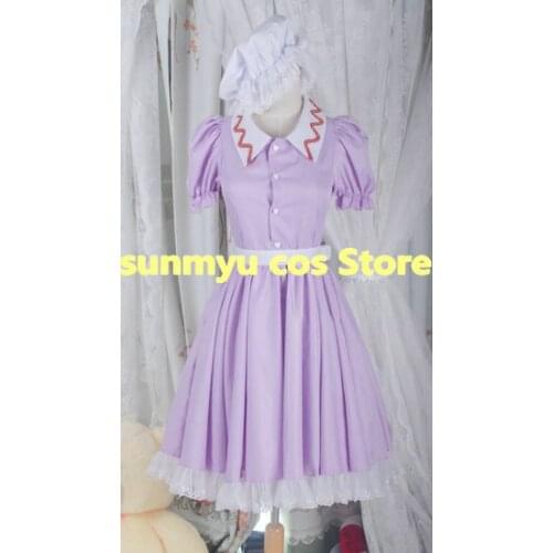 Touhou Project Maribel Hearn Dress Uniform Clothes Cosplay Costume,Custom Size Halloween