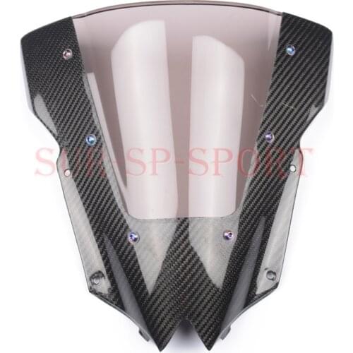 Motorcycle Wind Shield Windshield Screen Carbon Fiber For Yamaha YZF R6 2008 2016