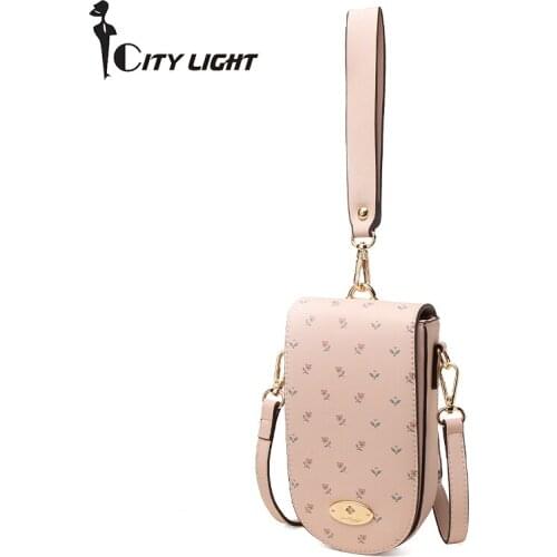Women Handbags Fashion Mini Bag Cell Phone Bags Floral Crossbody Bags Ladies Shoulder Bag Card Holder With Wrist Strap