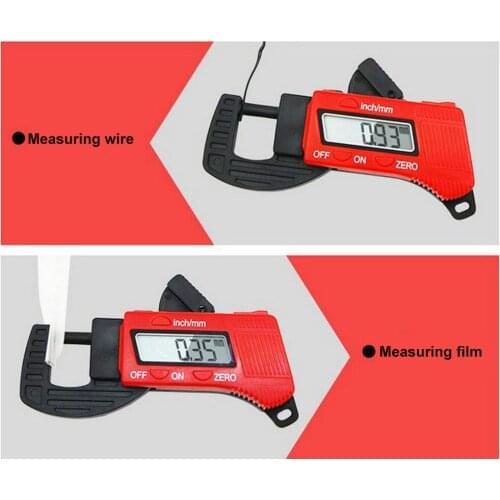0.01mm Portable Precise Digital Thickness Gauge Meter Tester Micrometer Measure Tools for Measuring Paper /wire /sheet /jewery