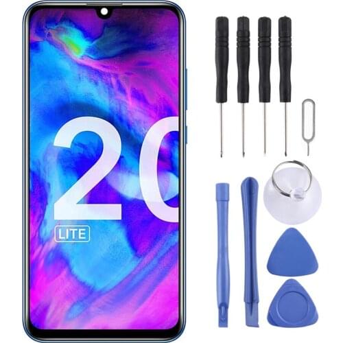 100% Tested Repair Parts for Huawei Honor 20 Lite LCD Display+Touch Screen Glass Panel Assembly+Tools