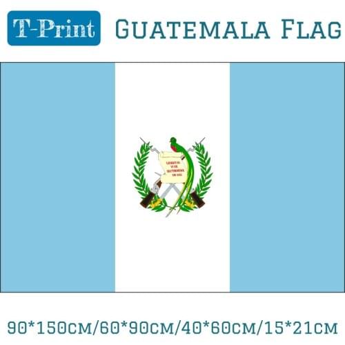 90*150cm/60*90cm/40*60cm/15*21cm Republica De Guatemala Flag 3*5 Feet Polyester Flag
