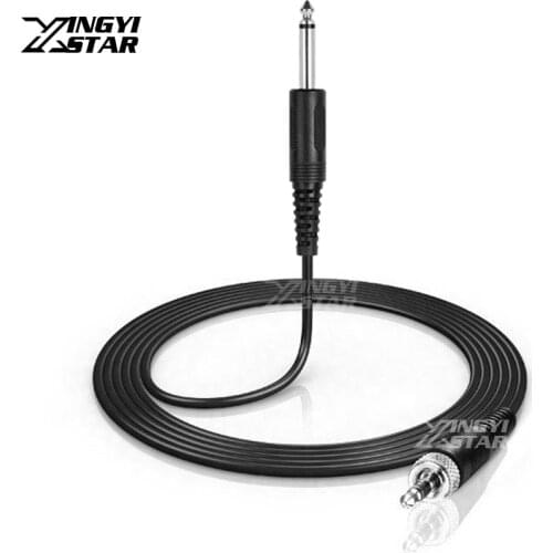 3.5mm Screw Lock Stereo 1/8" to 6.35mm 1/4" Jack Guitar Audio Cable Instrument Cord For Sennheiser Wireless SK EK 100 300 500 G3