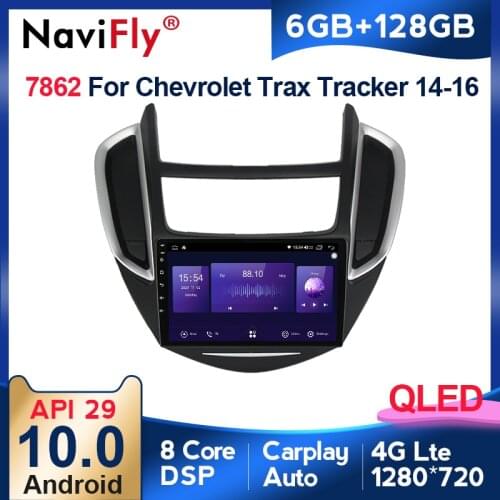 Car Radio QLED Multimedia Player For Chevrolet Trax Tracker 2014-2015 2016 Android 10 GPS BT 5.0 Octa Core DSP Navegation