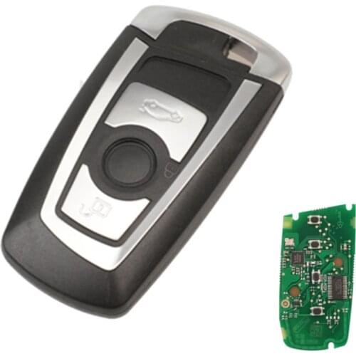 3 button Car Remote Smart Key 868MHz 315mhz 434mhz pcf7945 Chip for BMW CAS4 F Platform 5 7 Series with hu92 blade