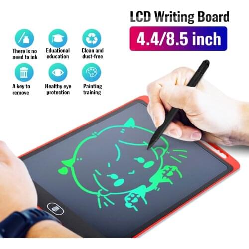 FONKEN 4.4inch 8.5inch LCD Writing Tablet Child Handwritting Pad Drawing Board Erasable Painting Blackboard ultra-thin Pads