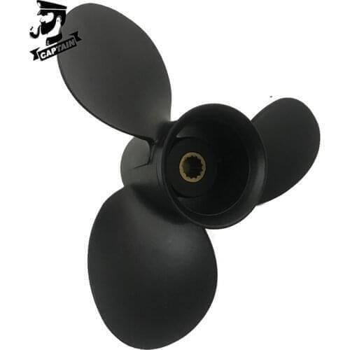 Captain Propeller Fit Evinrude&Johnson Outboard Engines 8-15HP Aluminum 13 Tooth Spline RH 9 1/4 X10 778772