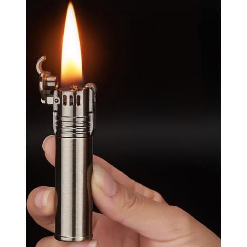 Yubang kerosene LIGHTER new creative visual transparent oil warehouse Retro Old wheel Gasoline Oil lighter