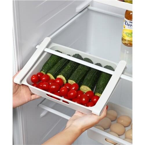 1 pcs Refrigerator Food Storage Box Kitchen Accessories Organizer Fresh Box Dumplings Vegetable Egg Holder Spacer Layer Storage