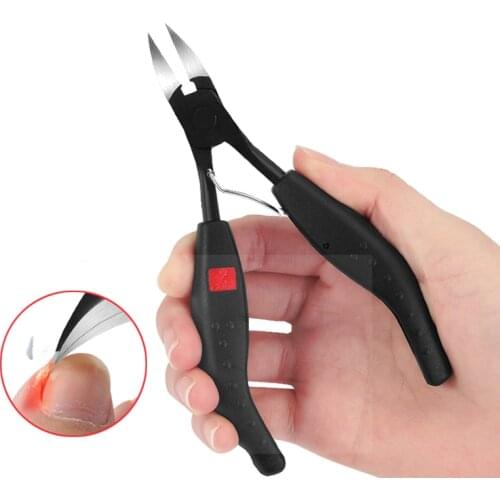 Pedicure Nail Clippers Oblique Mouth Manicure Toe Tools Cutter Set Nipper Pedicur Cuticle Scissors Ingrown Toenail Correction