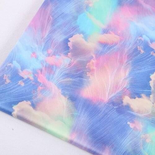 Mylb Soft Bridal Dress Material Crepe Satin Charmeuse Fabric Cheongsam kimono cloth for print dress