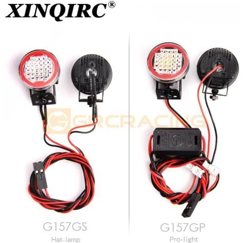 22mm round spotlight Pro high light LED / straw hat headlamp, suitable for 1:10 remote control tracked vehicle trx4 trx6 scx10