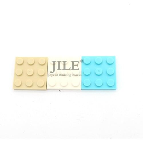 Moc Small Size Base Plate 3x3 11212 DIY Creative Enlighten Basics Building Blocks Bricks Set Compatible with Assembles Particles