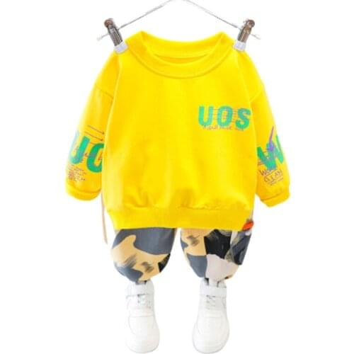Autumn Baby Boy Clothing Sets Kids Long Sleeve Tshirt Pants Camouflage Boys Clothing Suit 2Pcs Infant Clothing Set Boys Outfits