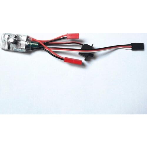 Portable DIY Mini Car Boat Using Bidirectional 30A Miniature Brushed ESC Electric Speed Controller with Brake Easy Install