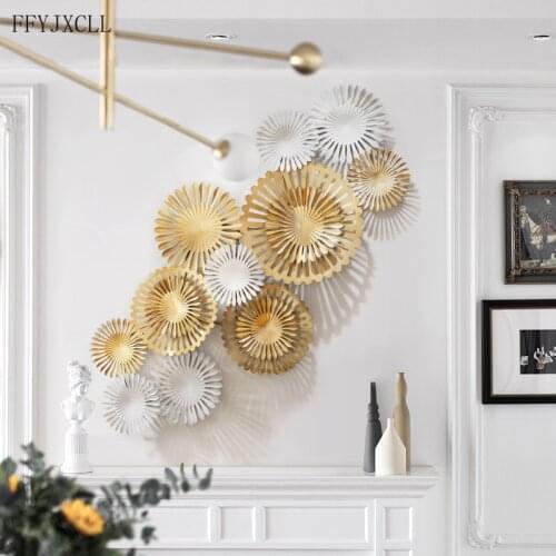 Simple Modern Creative Living Room Wall Decoration Pendant Wall Hanging Handmade Wrought Iron Three-dimensional Wall Decoration