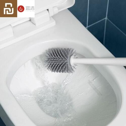 Youpin Yijie TPR Toilet Brushes and Holder Cleaner Set Silica Gel Floor-standing Bathroom Cleaning Tool