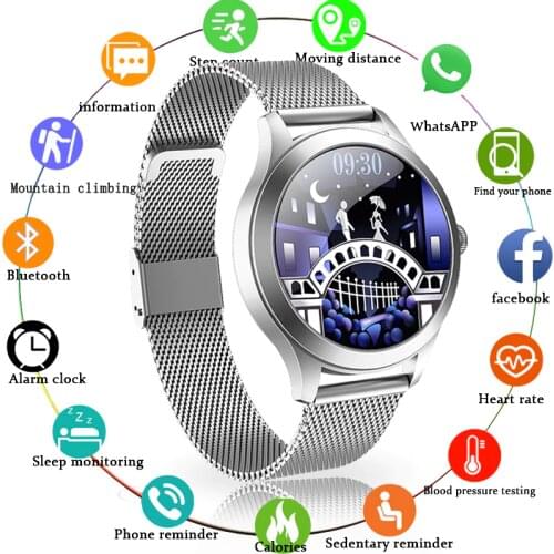 LIGE Fashion Ladies Smart Watch Women Sports Heart Rate Monitor Multifunctional Female Cycle Waterproof Electronic smartwatch