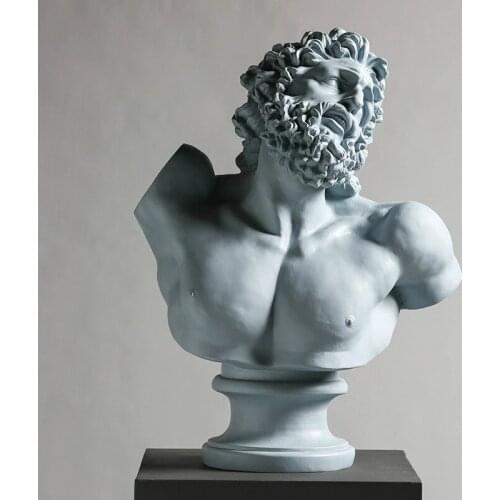 Large Size 68cm Modern Laocoon and His Sons Statue Agesandros Figure Bust Art Sculpture Resin Art&Craft Home Decoration