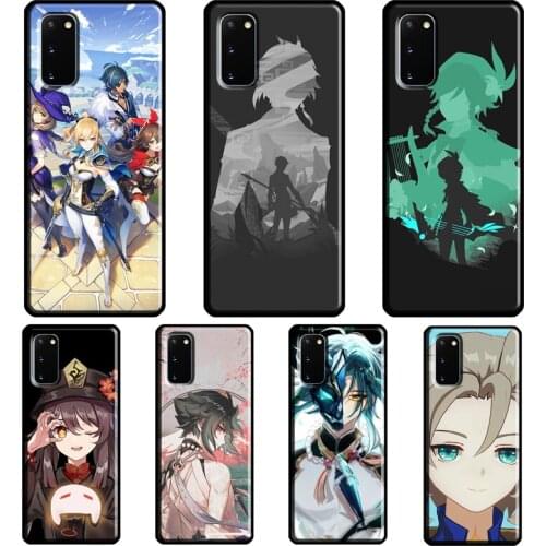 Genshin Impact Cover For Samsung Galaxy S20 FE S21 Ultra Note 20 Note9 Note10 S8 S9 S10 Plus Phone Case