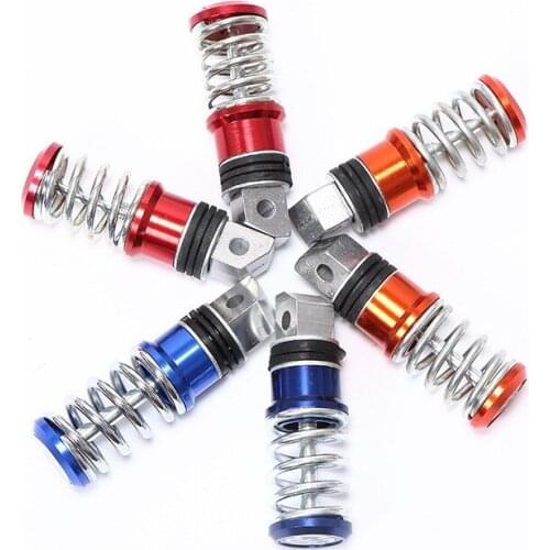 Universal Man Street Motorcycle Foot Rest Scooter Pedal Motorbike Modification Foot Peg with Spring 6 Color