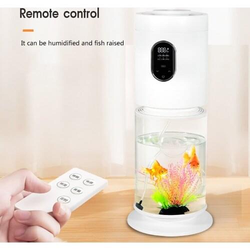 Ultrasonic Intelligent 5L 6.7L Fish Tank Home Humidifier Aromatherapy Diffuser Turtle Dampening Machine With Colorful LED Light