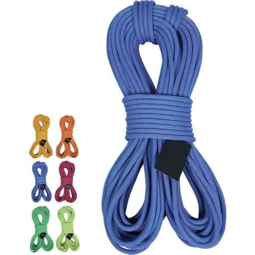 Escalada 10m Paracord Rock Climbing Rope Accessories Cord 6mm Diameter 5KN High Strength Paracord Safety Rope Survival