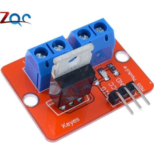 Top Mosfet Button IRF520 Mosfet Driver Module For Arduino MCU ARM For Raspberry Pi 3.3V-5V IRF520 Power MOS PWM Dimming LED