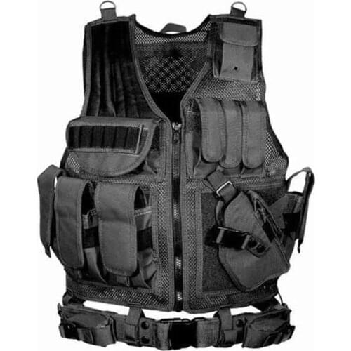 Military Equipment Tactical Vest Airsoft Hunting MOLLE Vest Army Training Combat Armor Paintball CS War Game Protective Vest