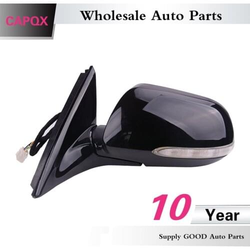 CAPQX 7Pin Auto rearview mirror Side mirror With heated LED turn signal for ACCORD CM4 CM5 CM6 2003 2004 2005 2006 2007