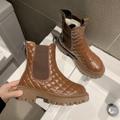 Womens Snow Boots, Womens Fashion Boots, Thick Velvet Short Boots, Womens All-match Non-slip Cotton Shoes, Women