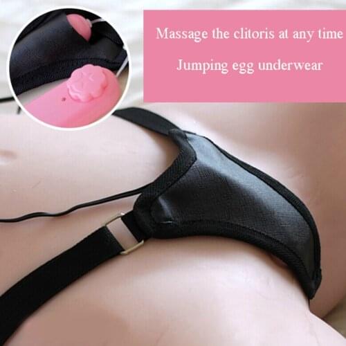 Women Panties Female Underwear Jump Egg Vibrator Bag Sexy Costumes Panty G Strings Thongs Buttocks Backless Product