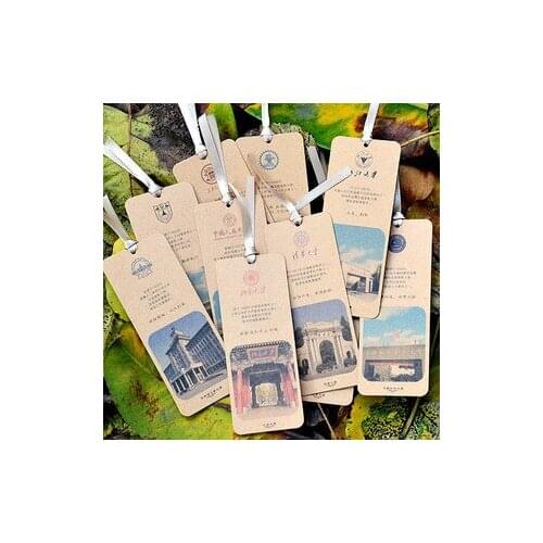 1pcs creative bookmark wholesale Chinas ten famous school bookmarks 10 / set