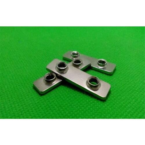 10pcs 3D printer parts openbuilds double T Nut carbon steel chrome plated