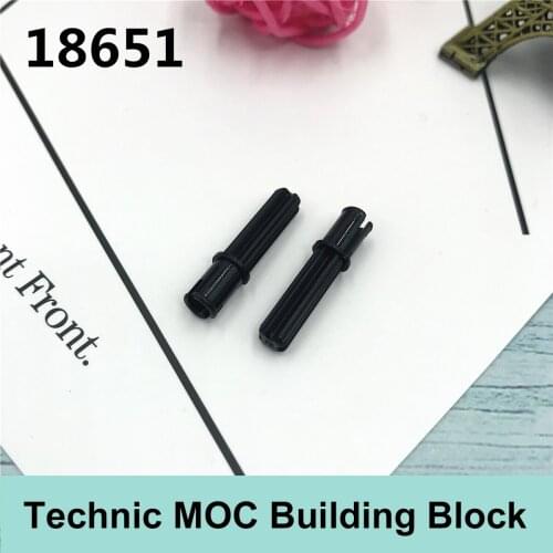 10PCS Technology Building Block Parts Compatible with Major Brand MOC Parts 18651 6089119 1x3 Cross Shaft