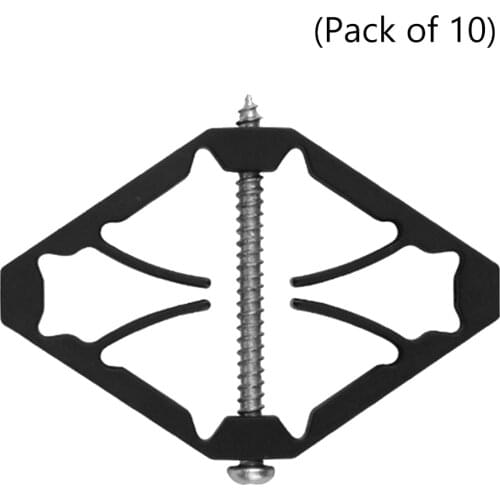 10pcs Metal Wall Socket Bottom Box Repair Device 86mm Wall Switch Bottom Box Screw Fixed Support Rod Electrical Accessories