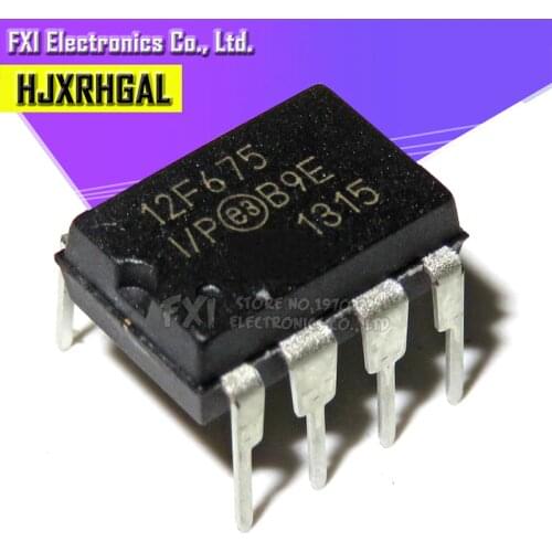 100PCS PIC12F675-I/P PIC12F675-I DIP8 DIP PIC12F67